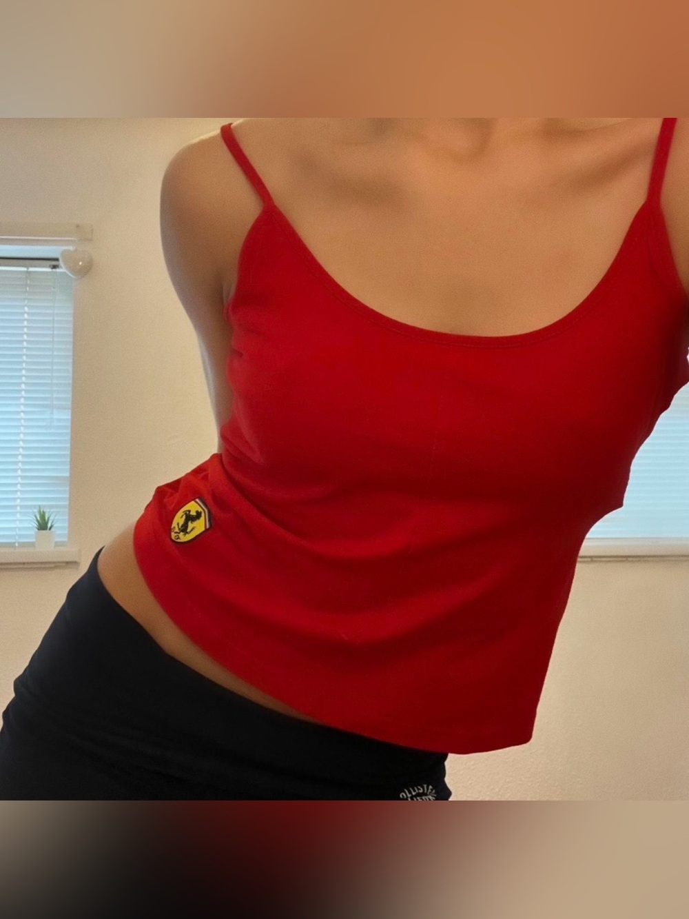 Beautiful Vintage Ferrari Camisole Top